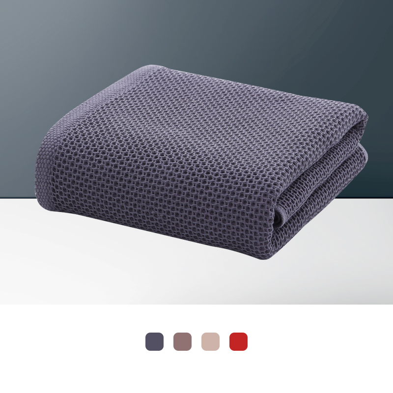 

2020 New Arrival Solid Color Honeycomb Towel Super Absorbent Portable Face Towels Travel Bath Towel For Home Hotel Size 70x140cm, Navy 72x34cm