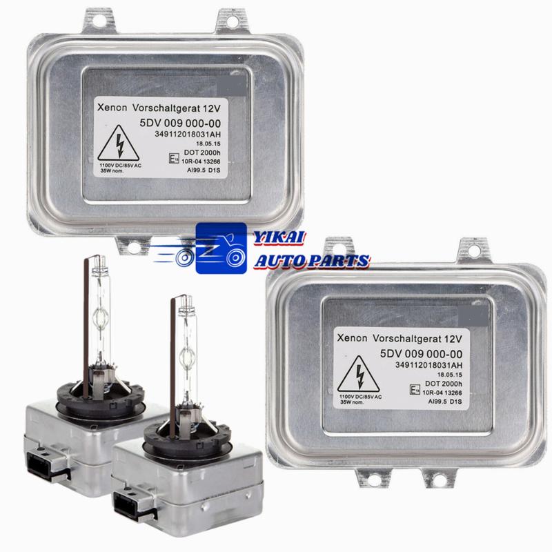 

2x New for XF XFR XK XKR 5DV00900000 Xenon Ballast & HID D1S Bulb Kit Control Unit Lamp Module 5DV009000-00