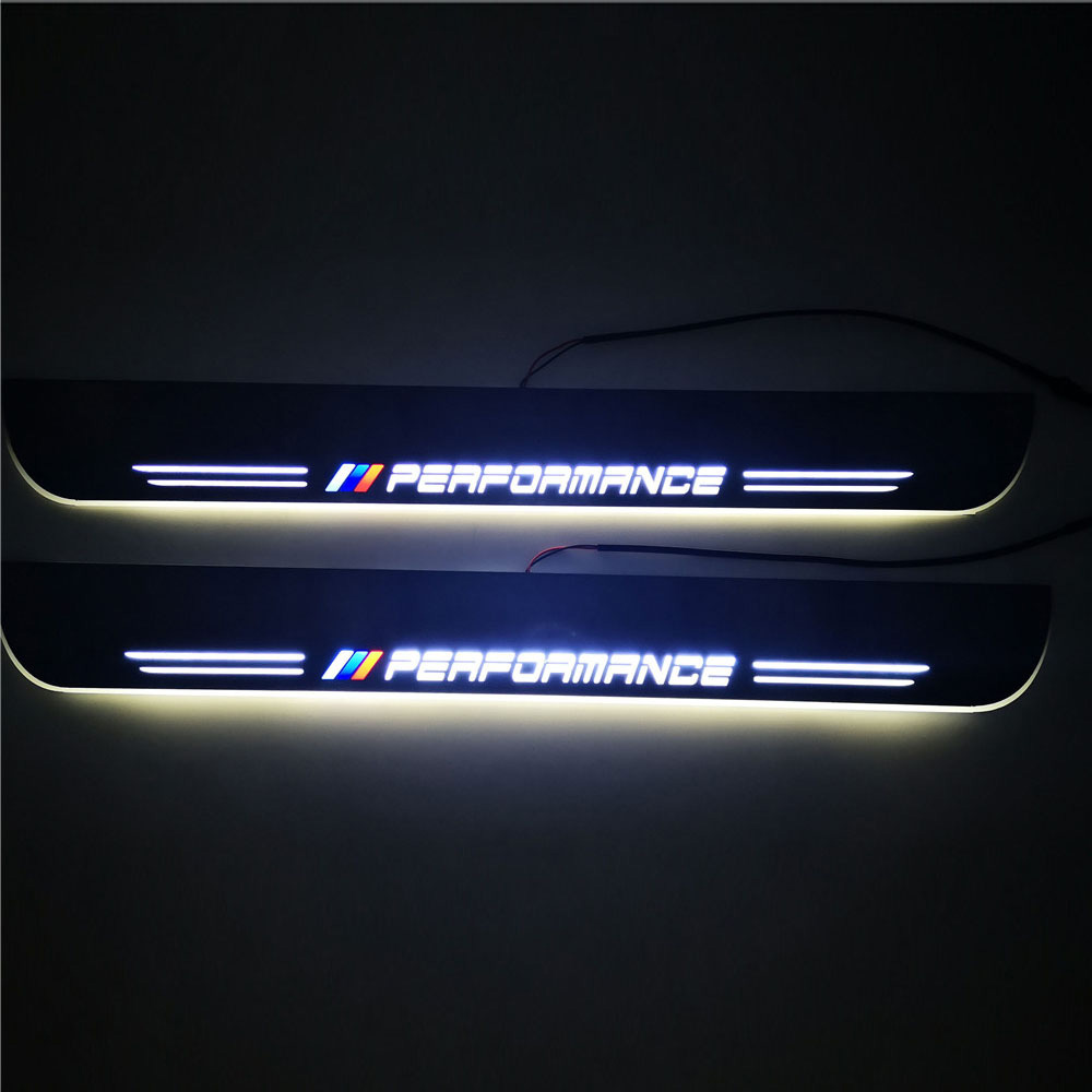 

Waterproof Moving LED Welcome Pedal Car Scuff Plate Pedal Door Sill Pathway Light For BMW 3Series F30 F31 F32 2012-2017