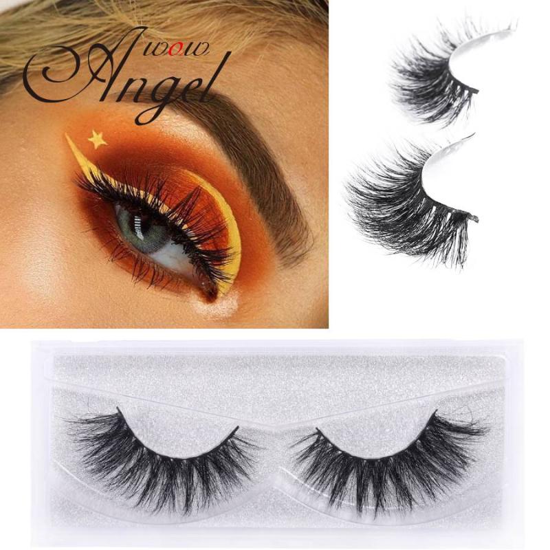 

WOWANGEL Wholesale Mink Eyelashes 10 Pairs 3D Mink Eyelashes 100% Handmade Lash Boxes Packaging Natural Soft MakeUp