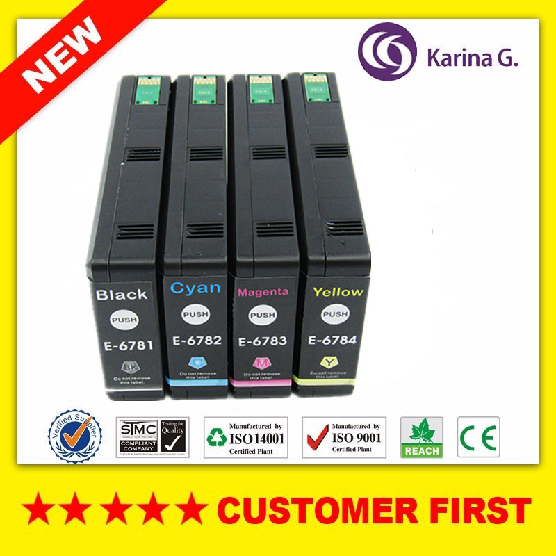 

T6781 T6782 T6783 T6784 Compatible Ink cartridges for WorkForce Pro WP-4011 WP-4091 WP-4511 WP-4521 WP-4531 WP-4022 etc