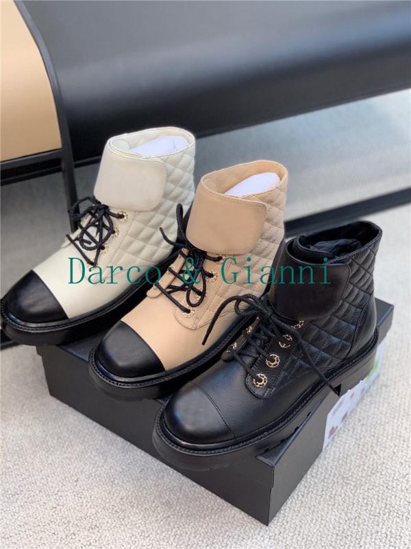 

Platform Genuine Leather Boots New Women Autumn Ankle Boots Block Heel Sewing Shoes Women High Quality, Black