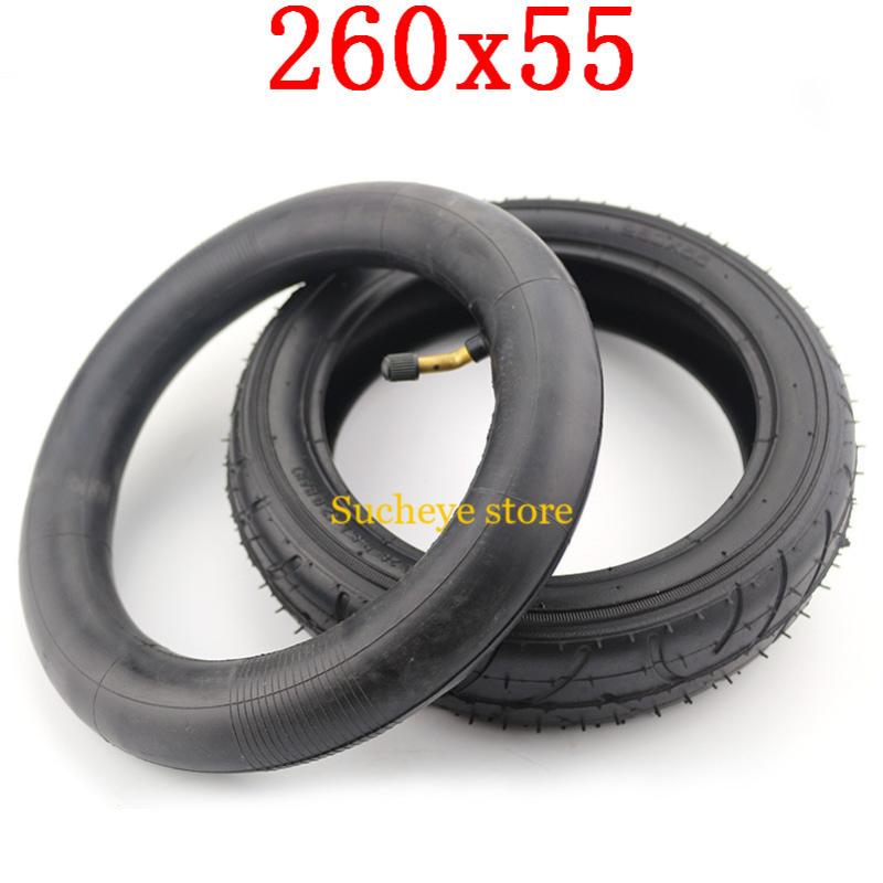 

260x55 Tyre & Inner Tube Fits Children Tricycle Baby Trolley Folding Baby Cart, Electric Scooter, Children's Bicycle 260*55 Tire