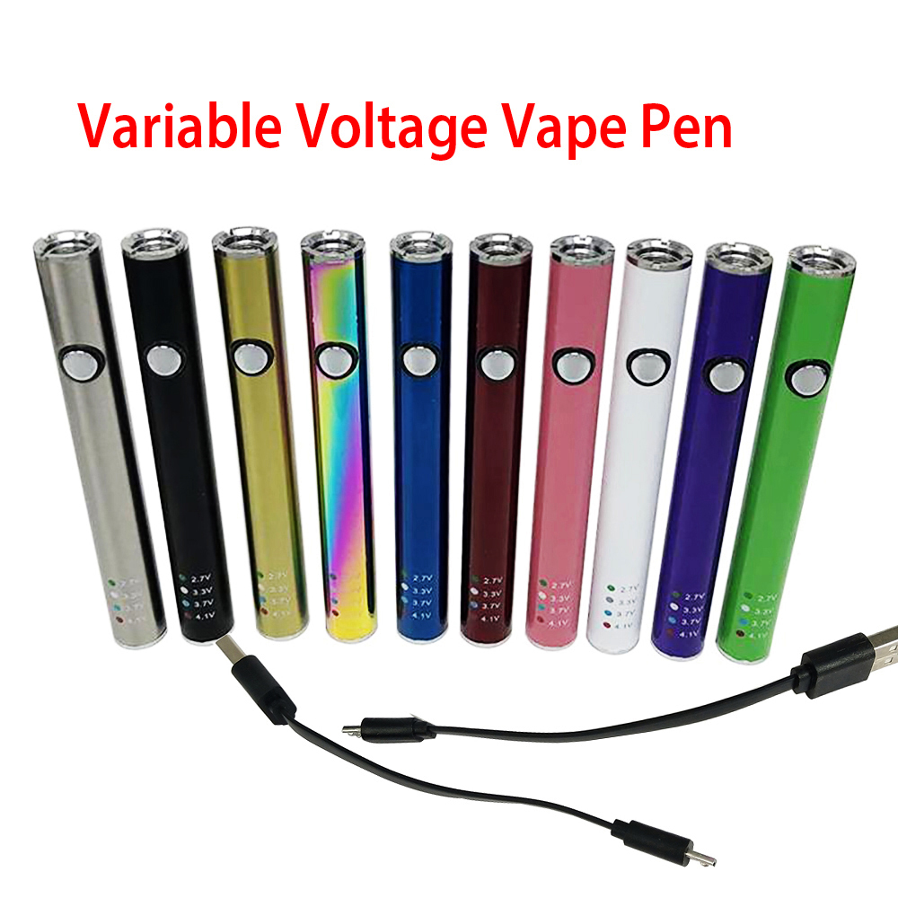 

Max2 Preheat Battery 450mAh 510 Vape Battery Pen CE3 Variable Voltage Vape O Pen With USB Charger For Thick Oil Tank