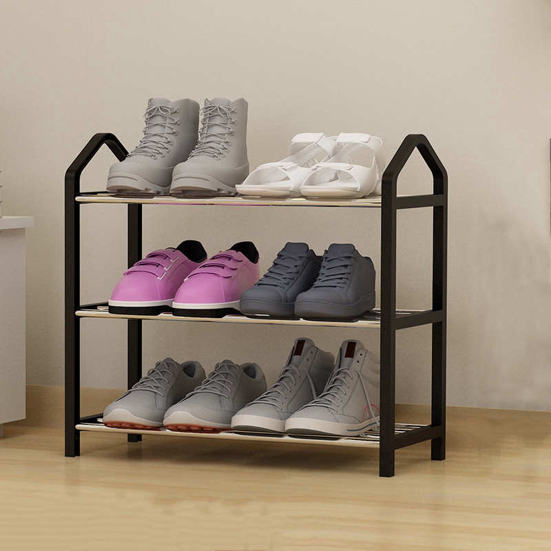 

Modern Shoe Rack Space-saving Shoe Hanger Solid Room Organizer Multi-layers Shoes Shelf Multi-functional Bedroom Storage