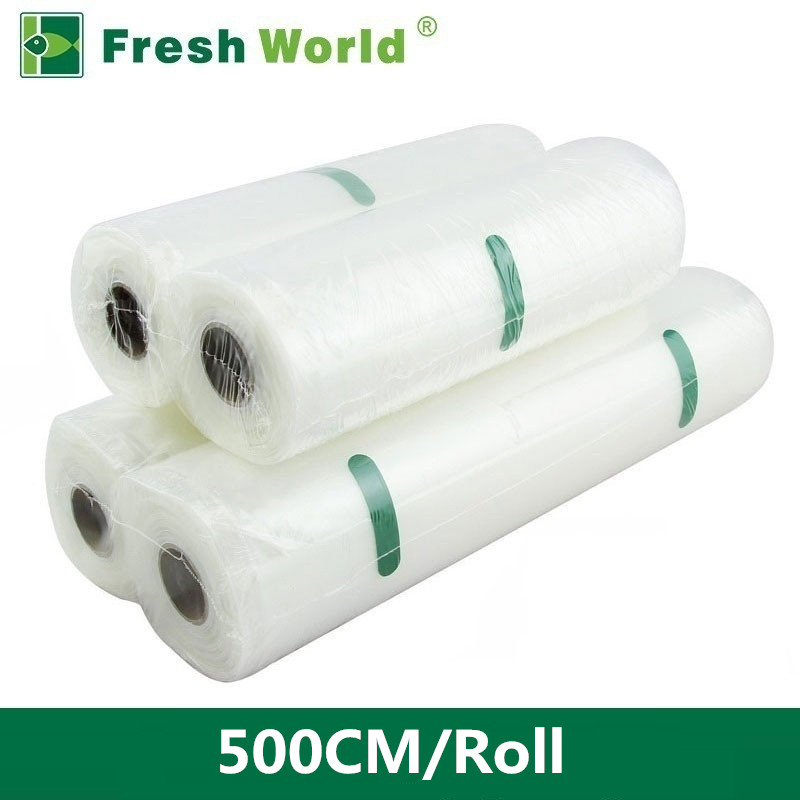 

Fresh World Vacuum Bags For Vacuum Sealer Bags Fresh Long Keeping 12 15 20 25 28 30 35*500cm Kitchen Packaging Rolls