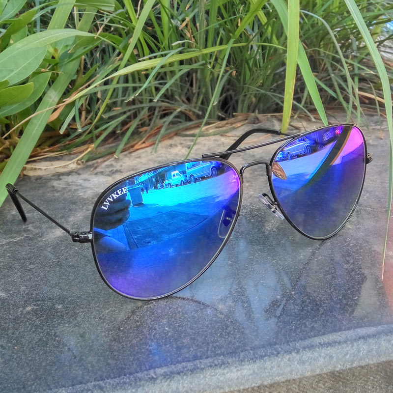 

2020 classic design men's wear lens female pilot glass Sunglasses 60mm GAFAS mirror OGOLOS G15 glasses box UV400