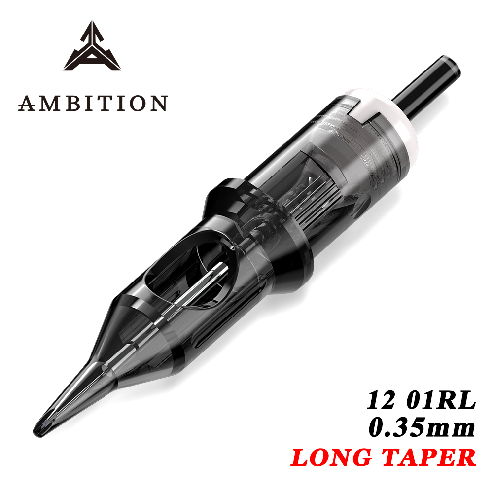 

Ambition Round Liner 0.35mm Disposable Tattoo eyebrow Tattoo Cartridge Needles for Tattoo Machine 20Pcs 1rl /3rl /5rl/7rl /9r CX200808