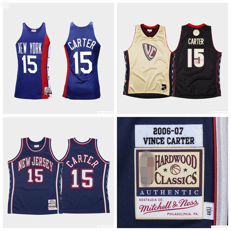 

Men New Jersey Nets Vince Carter 15 2006-07 Authentic Jersey, Black