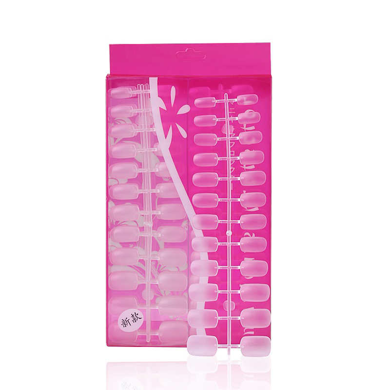 

240pcs/box White Matte False Nail Tips Different Size Fake Nails Fingernail Press On Nails Easy Oval Cover 240tips