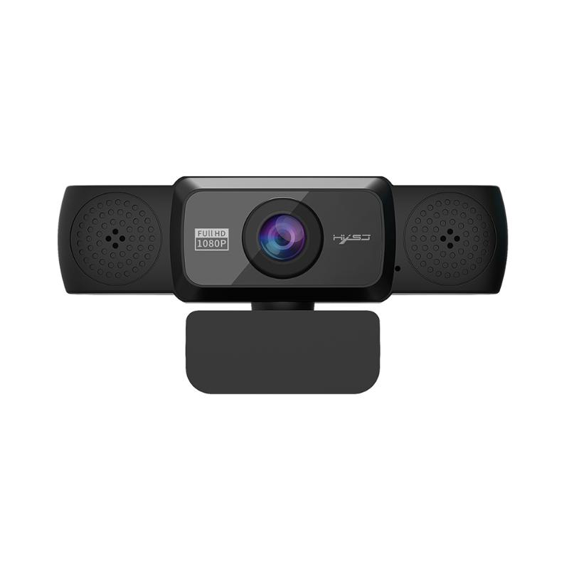 

HD 1080P Computer Camera HXSJ S5 Built-in Sound-absorbing Microphone Web Camera with Adjustable Degrees for Laptop Desktop