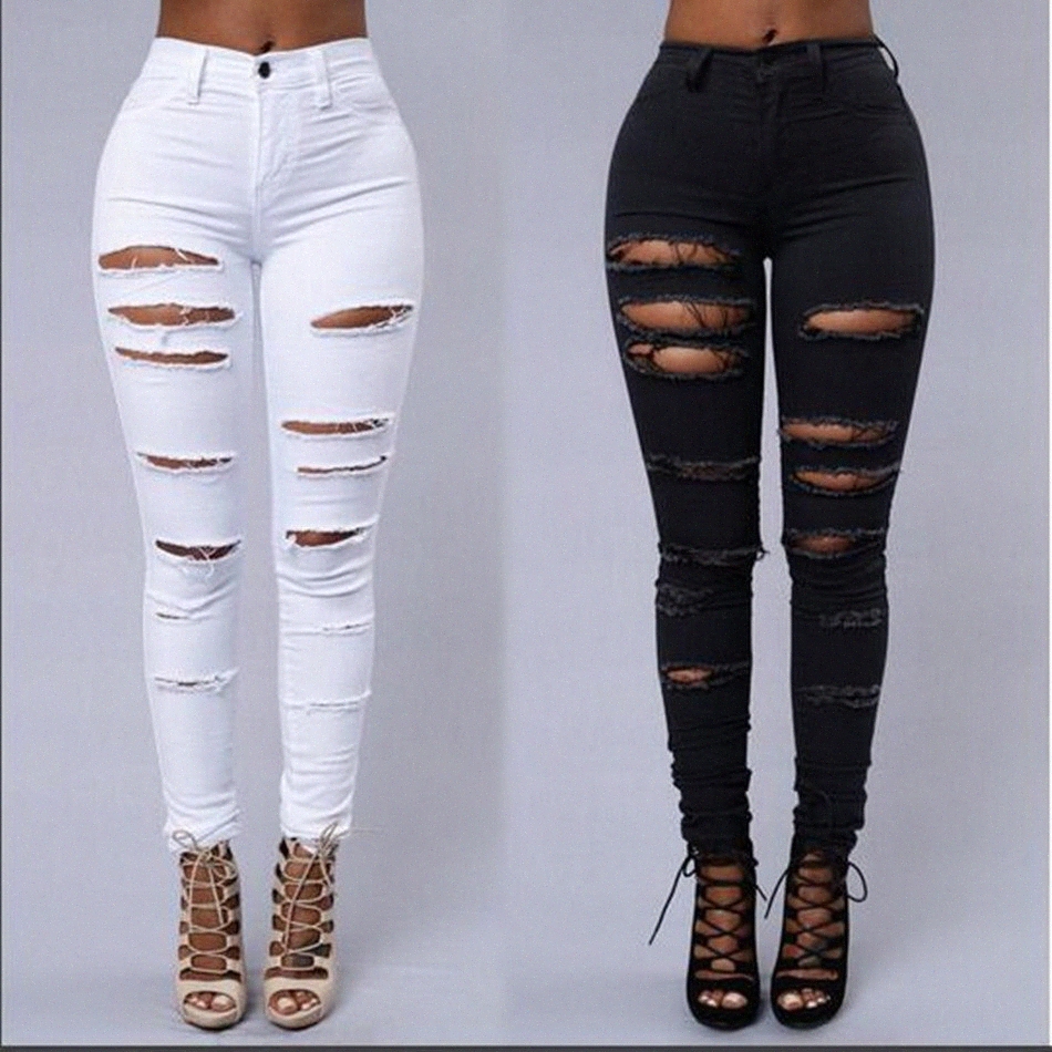 tight white jeans