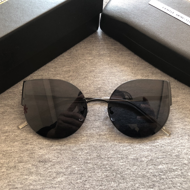

2020 Classic Women Cat Eye Sunglasses Gentle Monster Fashion Cateye Sun Glasses Lady GM Retro Sunglasses Original Box Package Cl200920 Cfbu, White;black