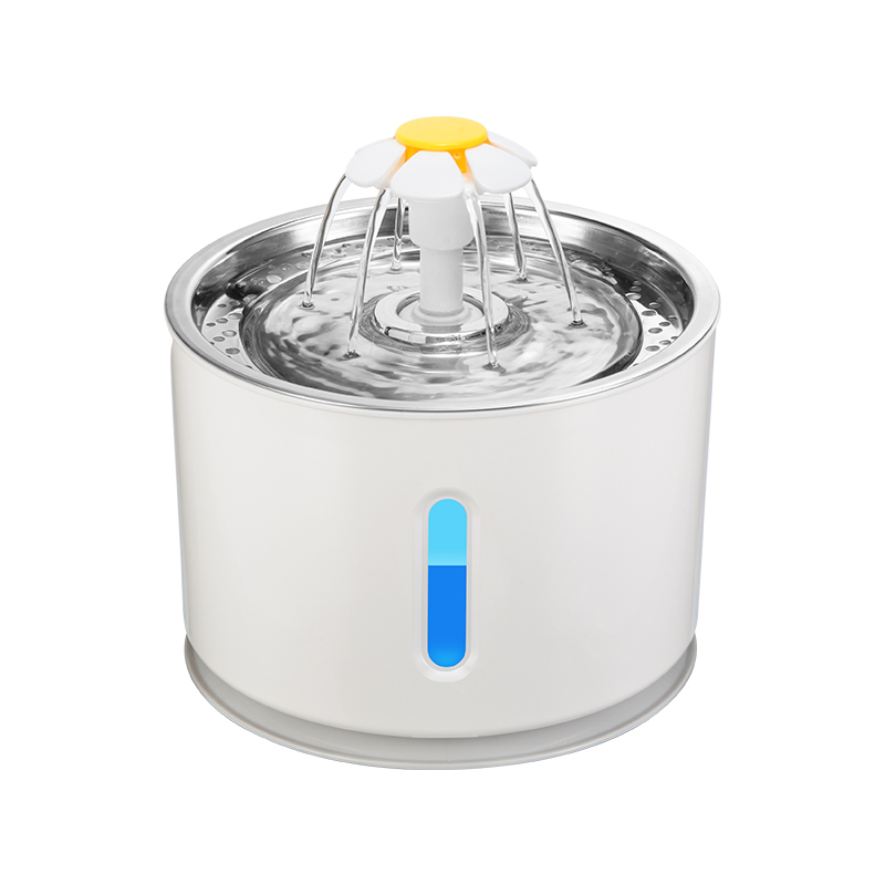

Silence Automatic Pet Cat Water Fountain with LED Electric USB Dog Cat Pet 2.4L Drinker Feeder Bowl Drinking Fountain Dispen