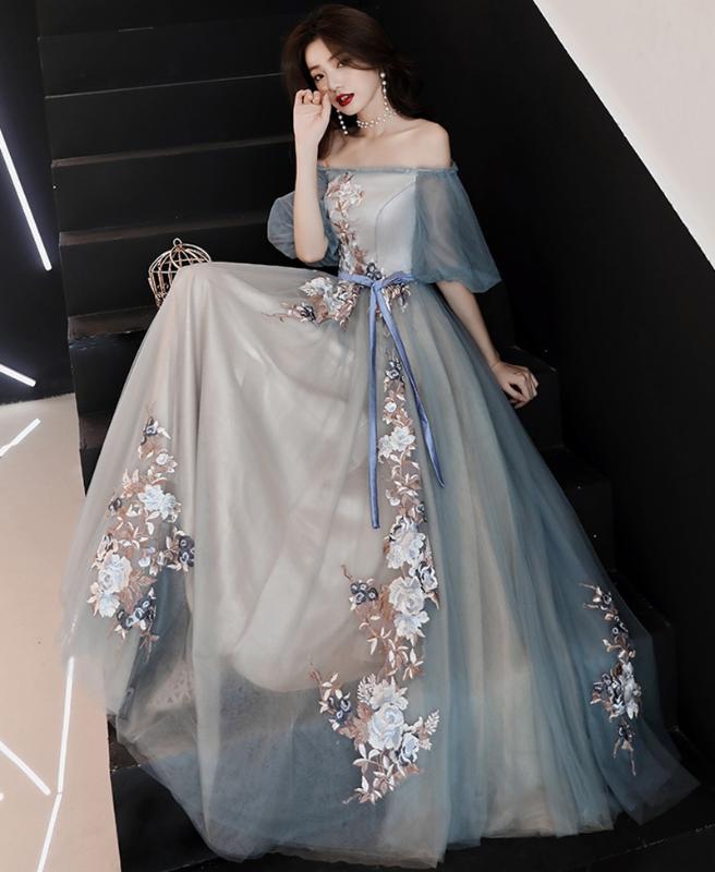 

Ribbon Maxi Princess Dress Celebrity Party Evening Dress Formal party Cheogsam Ball Gown Mesh Flower Qipao