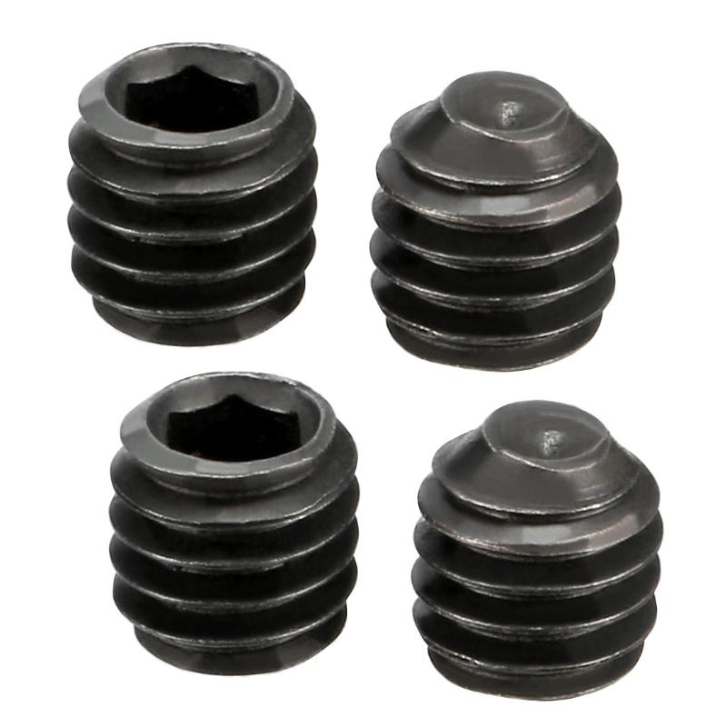

uxcell 4Pcs Metal Black M4x4mm Hex Socket Grub Screw for RC Model Car Spare Part