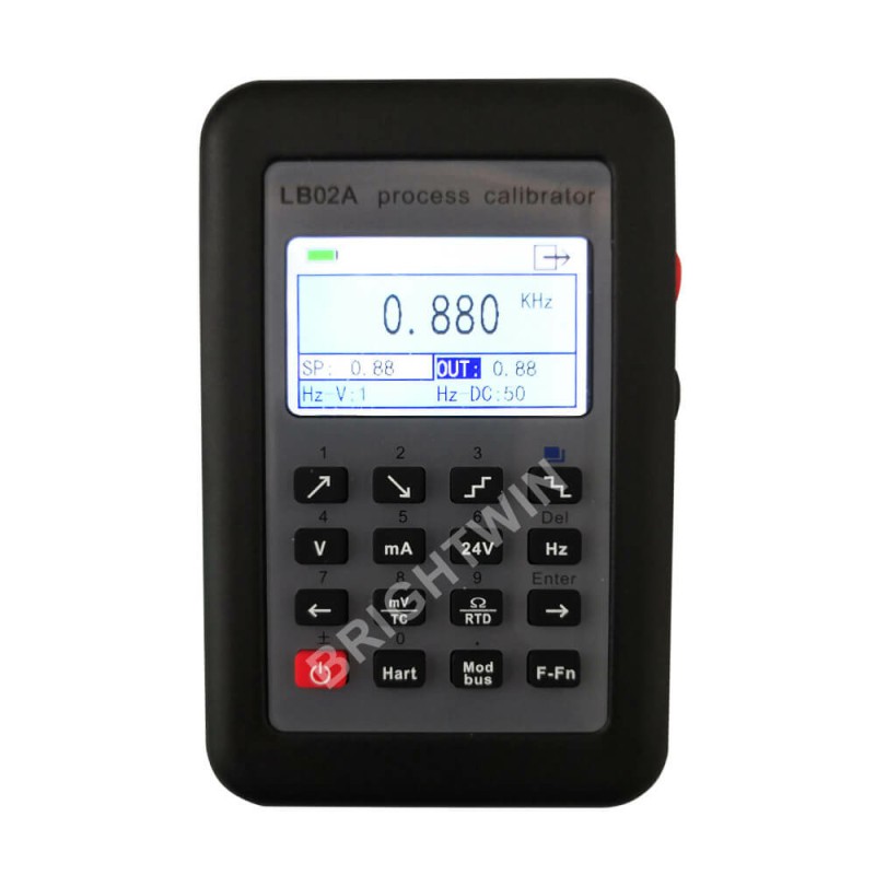 

Precision NEW LB02A Process Calibrator Frequency Temperature RTD PT100 Thermocouple mV 0-10V 4-20mA Signal Generator Simulator Color LCD
