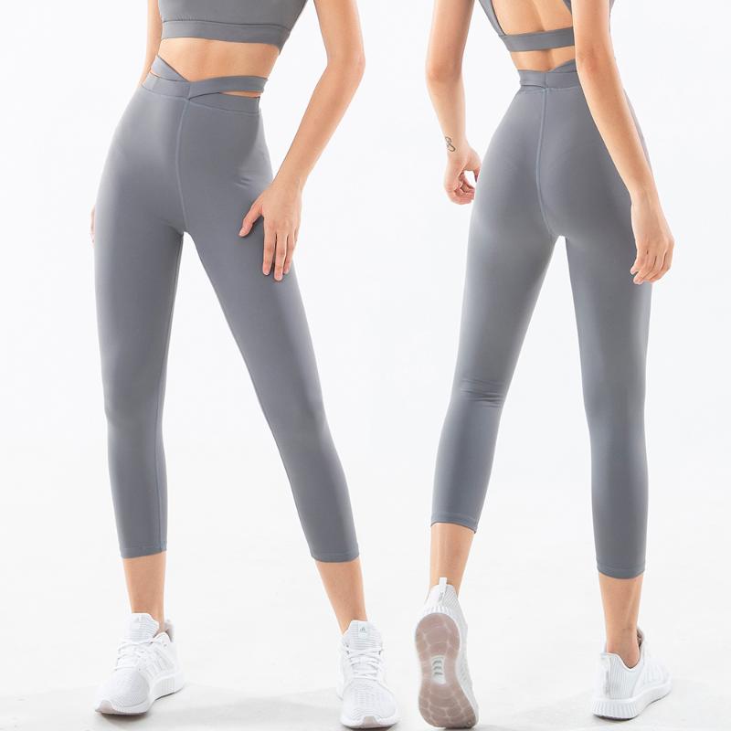

Seamless Solid Yoga Pants Women Gym Push Up Sport Pants Leggings High Waist Running Sportswear Fitness Stretch Workout Trousers, Black