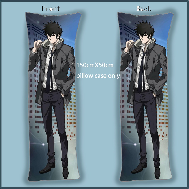 

Psycho-Pass Kougami Shinya cool Anime Dakimakura Body Pillow Case Cover, 105x40cm peachskin