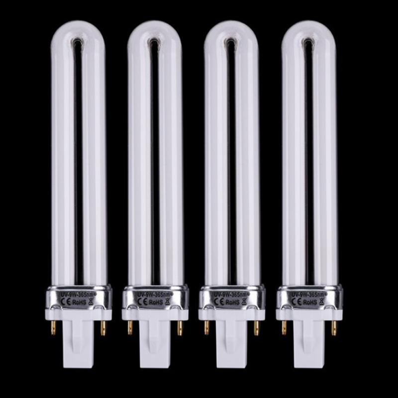 

4Pcs 9W UV Lamp Light For Nail Dryer Nail Lamp Curing Replacement U-shaped Bulb Tube 365nm UV Gel Cure Art Suppl, 1pcs