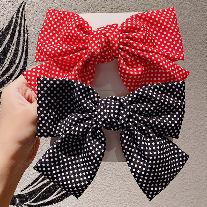 

Chiffon Big Bow with Clip Sweet Hair Accessories JK Japanese-style Lolita Bow Tie Hairpins for Women Girls Hair Accessories