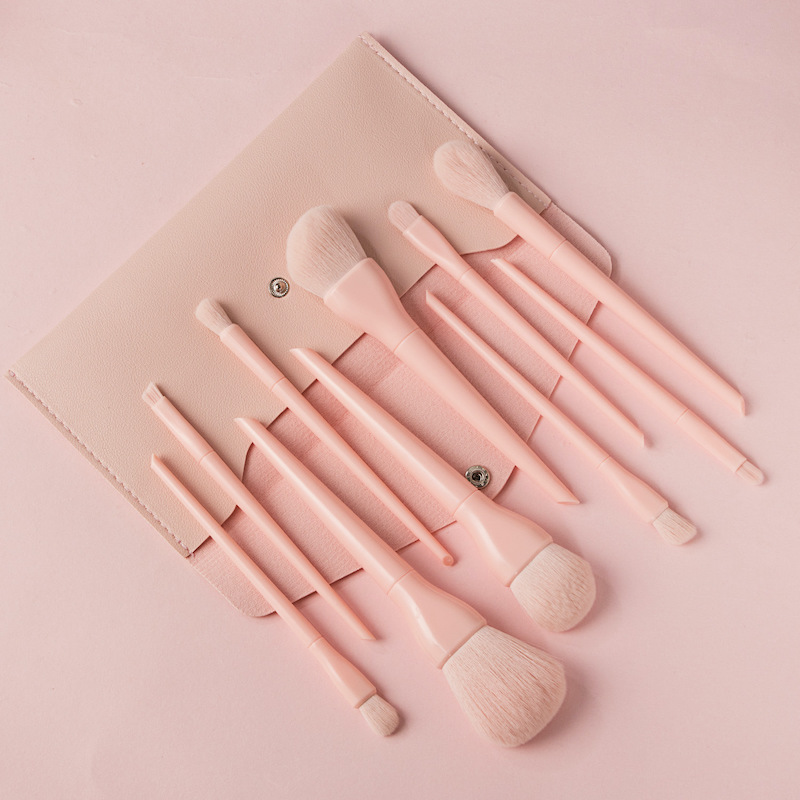 

10pcs/set Candy Colors Makeup Brushes Set Professional Eyeshadow Eyebrow Foundation Powder Blush Blending Brushes Cosmetic Tool 10 sets