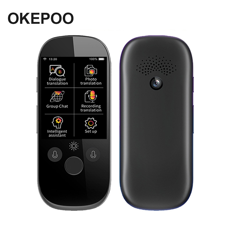 

Boeleo K1 Pro Portable Voice Translator 2.4 Inch translation 45 language Travel Business Meeting Smart VoiceTranslator