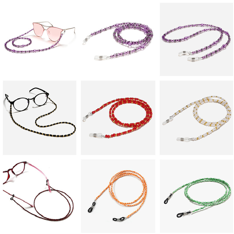 

Multicolor Beaded Glasses Chains Fashion Acrylic Beads Sunglasses Hanging Ropes Eyewear Accessories Lanyards Anti - slip