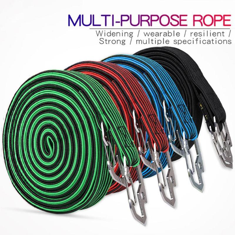 

4M Buckle Tie-Down Belt cargo straps For Car motorcycle Belt Ratchet Strong bike For Luggage Rope With Bag Buckle Metal Tow J9Z7, Red