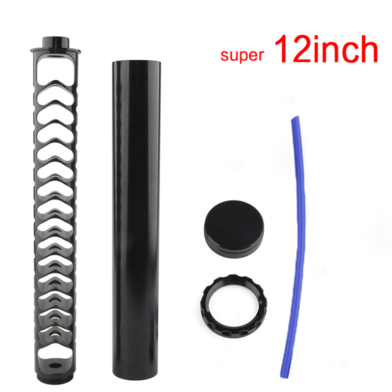 

New 12inch 1/2-28 5/8-24 Aluminum Single Core Solvent Trap Spiral Increase Car Fuel Filter for NAPA 4003 WIX 24003 Filters