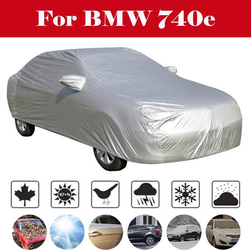

New Car SUV Sedan Hatchback Cover Anti-UV Outdoor Rain Shield Snow Protection Covers Sun Shade Styling Waterproof For 740e