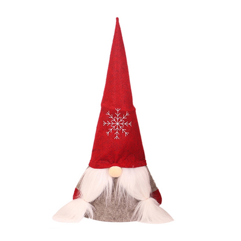 

Christmas tree top decoration Christmas supplies Rudolph doll ornaments tree top hat decoration
