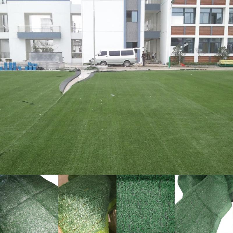 

1M*2M/1M Green Artificial Grass Floor Mat Synthetic Landscape Lawn Garden Carpet Playground DIY Landscaping Gardening Props Golf, 4pcs 15x15x1cm