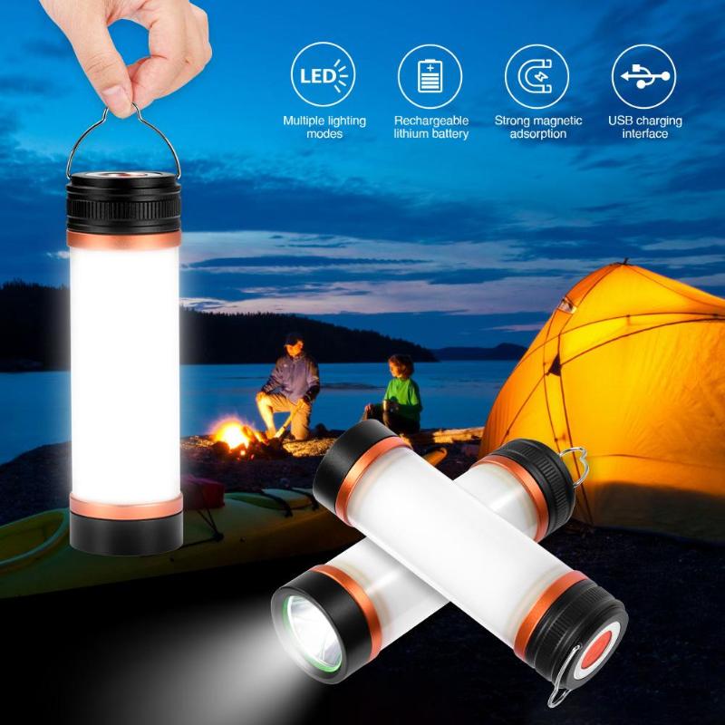 

SMD2835 LED Camping LED Lamp USB Powered Camping Lantern IP67 Waterproof Light Survival Kit for Emergency