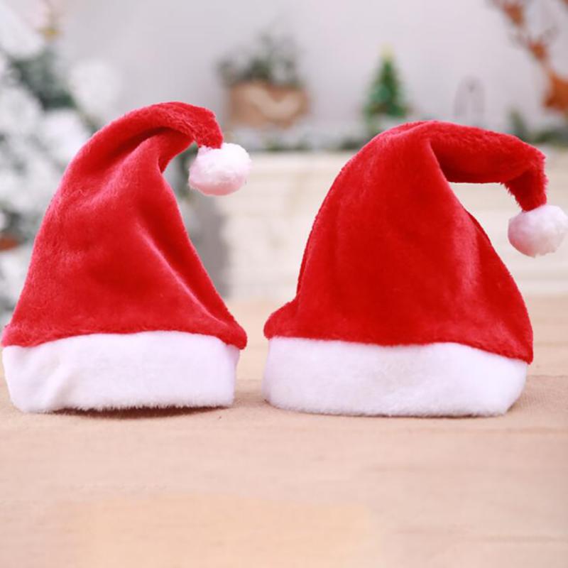 

Christmas Santa Hats Christmas Costume Classic Hat Plush Hat for Adults / Childrens Xmas Holiday Home Decoration