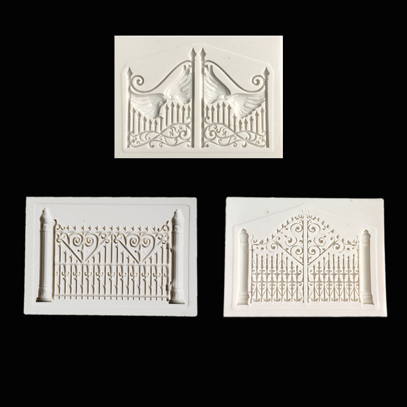 

Fence silicone mold fondant mold cake decorating tools chocolate gumpaste