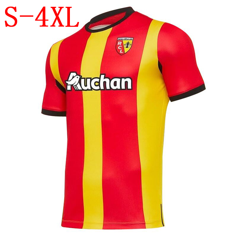 

RC Lens Home court away soccer jerseys Gradit Fortes Cahuzac Perez 2020 2021 RC Lens maillot de foot Camisa de futebol Men's soccer Shirts, No name