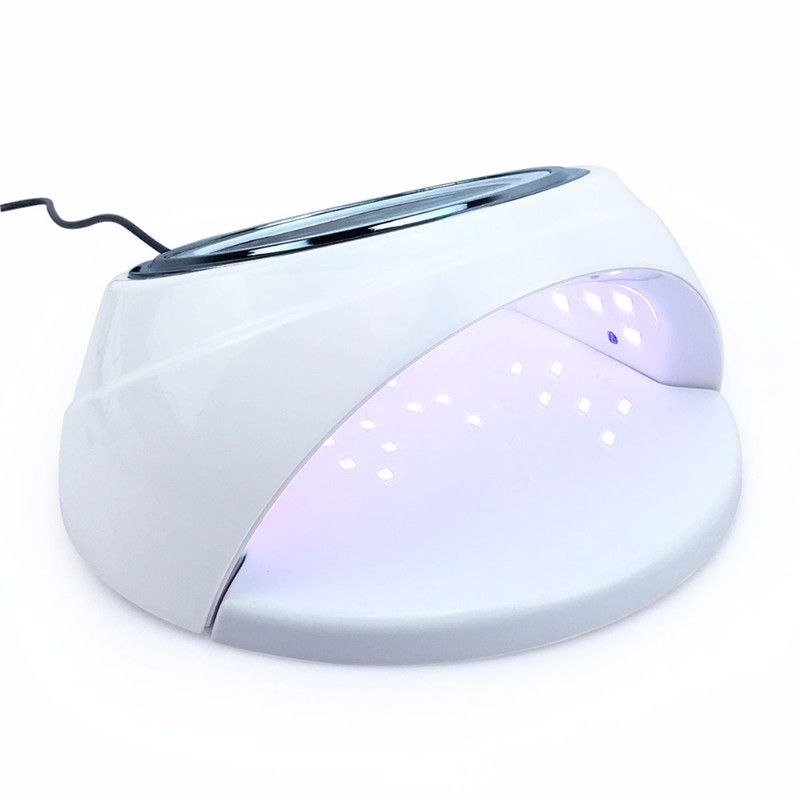 

Newest Z8 LED Nail Lamp For Nails Dryer 60W SunLight UV Lamp For Manicure Automatic Sensor LCD Display Gel Nail Polish Tools, White