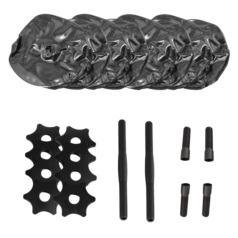 

Super sell-Adjustable Dumbbell Set Kettle Travel Dumbbell Weight 20-25KG Extension Rod Water Filled Home Fitness Exerci, Black