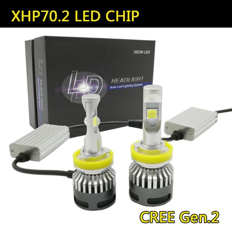 

New arrival high lumen play&plug 6000k Gen.2 CR-EE XHP70 car LED headlamp H1 H4 H7 H8 H9 H11 9005 9006 9012 3 4 all in one