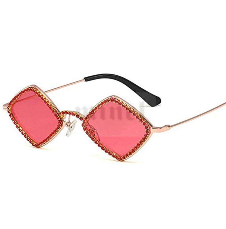 

mincl/2020 triangle cut luxury cat sunglasses women small vintage shades sun glasses For female with box FML