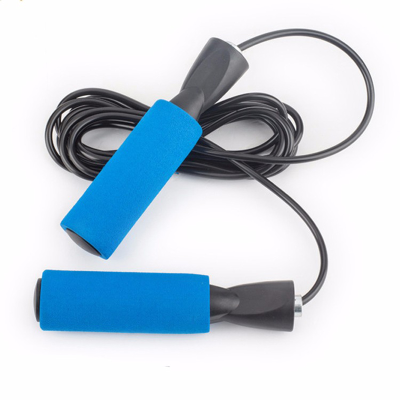 

2.8m Adjustable Bearing PVC skipping rope Speed Steel Wire Skipping Gym Fitnesss Equipment jump rope