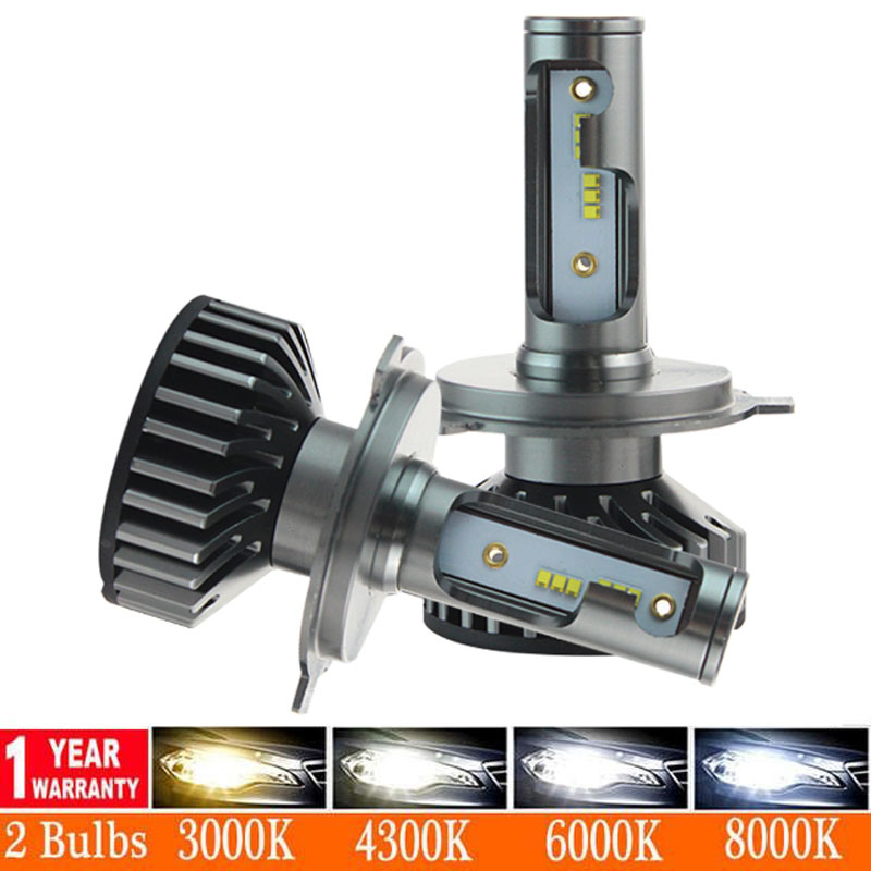 

Car LED Headlight Bulb H4 H7 H11 H1 3 4 CSP 1860 Chips Light No Error 3000K 4300K 6500K 12000LM 12V Automobiles Fog Lamp