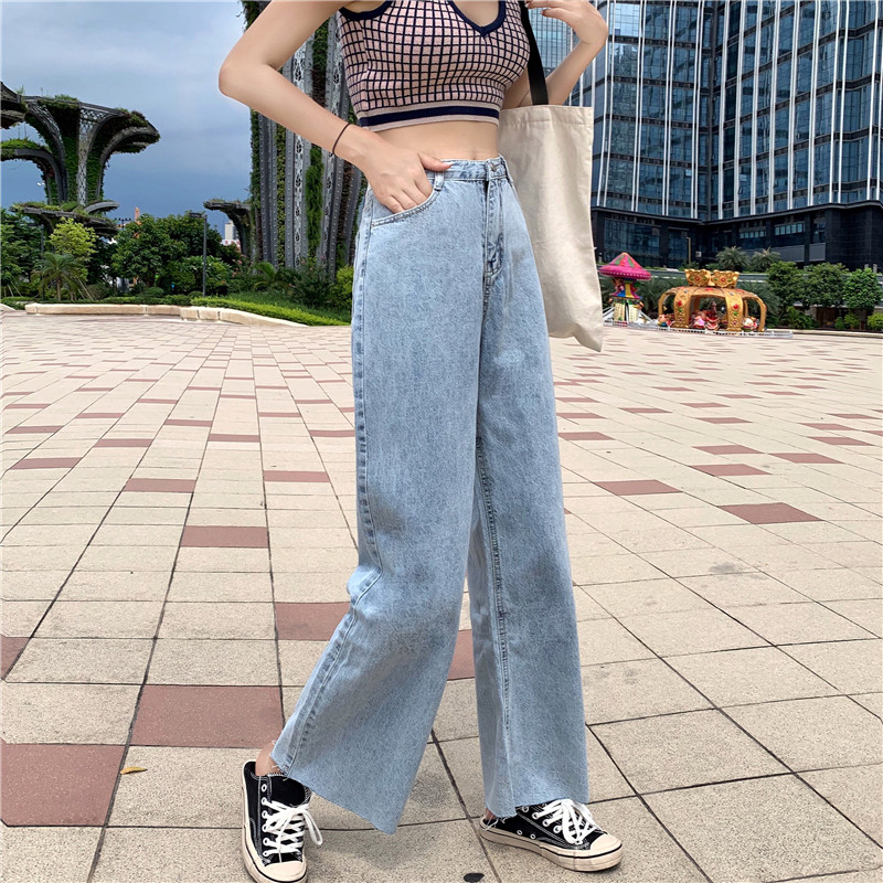 

Cheap wholesale 2020 new Spring Summer Autumn Hot selling women' fashion casual Denim Pants FP8628, Blue