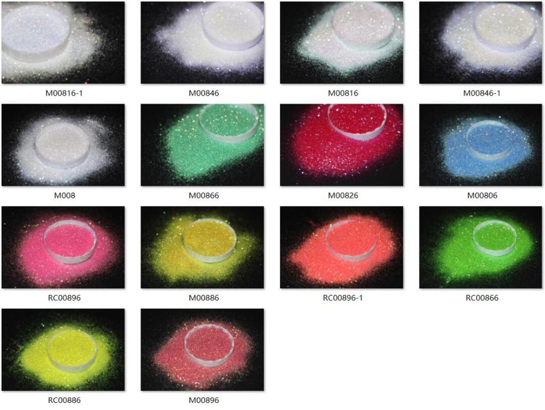 

200 grams 008 Holographic Glitter Powder Shining Sugar Nail Glitter Hot Sale Dust Powder for Nail Art Decorations