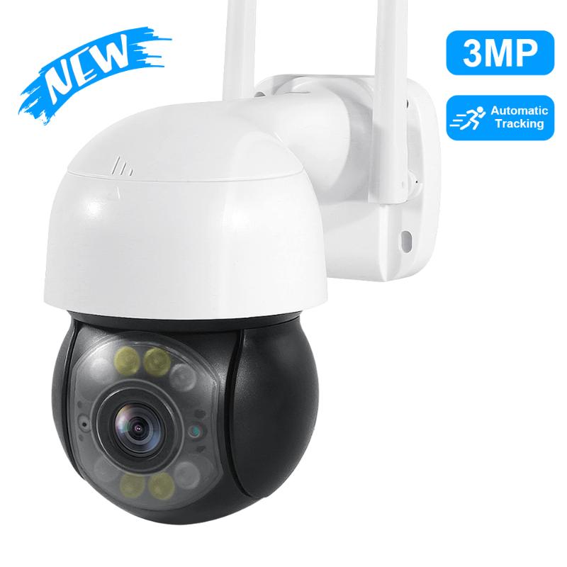 

INQMEGA H.265 PTZ Wifi IP Camera Outdoor AI Human Auto Tracking Wireless Camera MP Smart Light Security CCTV