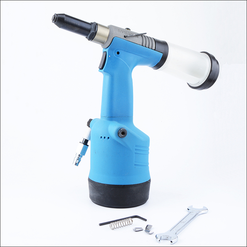 

Industriy Grade Pneumatic Riveter Self Suction Style Three Claw Rivet Tool Air Riveter for Nail 2.4, 3.2, 4.0, 4.8mm