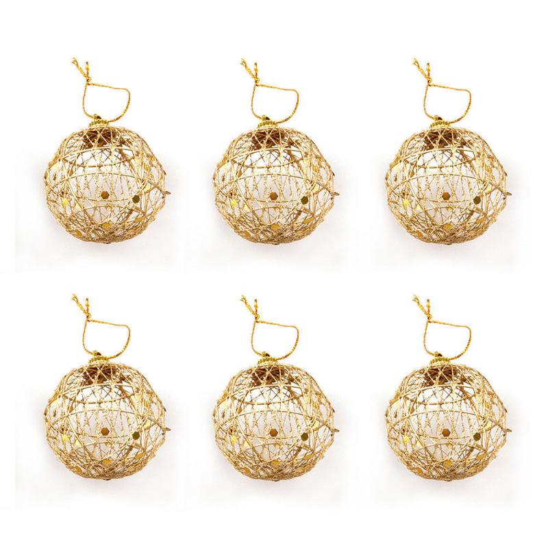

Christmas Tree Baubles Plain Glitter D I Y Decoration Xmas Ornament Scale Ball