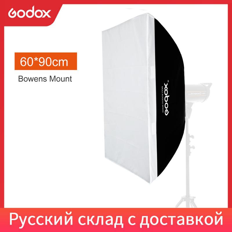 

Godox 24"x 35" 60cm*90cm Speedlite Studio Strobe Flash Photo Reflective Softbox Diffuser for Bowens Mount DE300 DE400 SK300