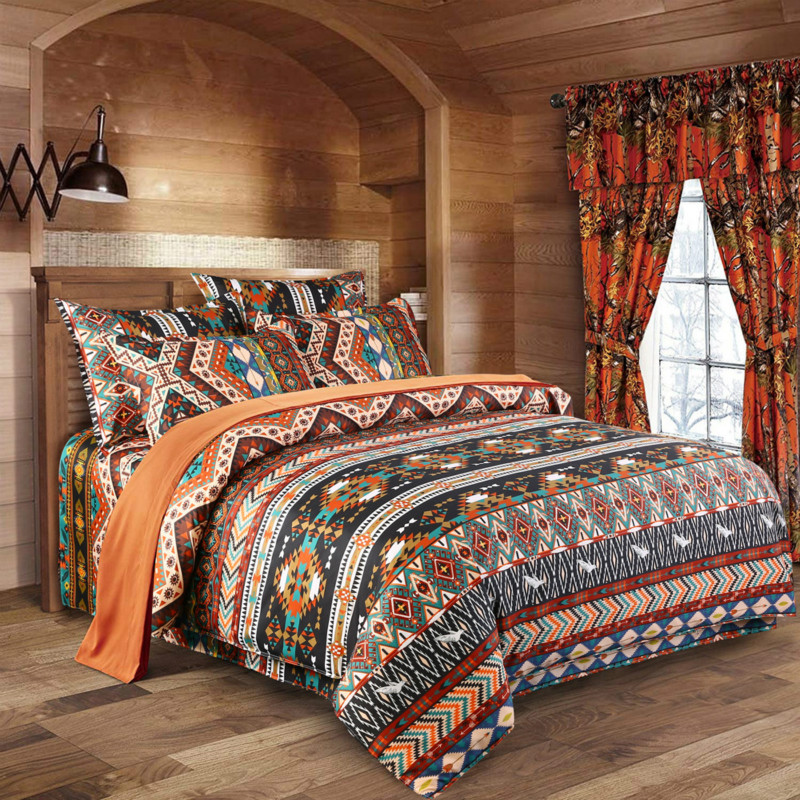 

Soft Bohemian Bedding Sets Boho Printed Mandala Single Duvet Cover Set Set Pillowcases Bedsheet Queen Size Bedlinen Home Textile